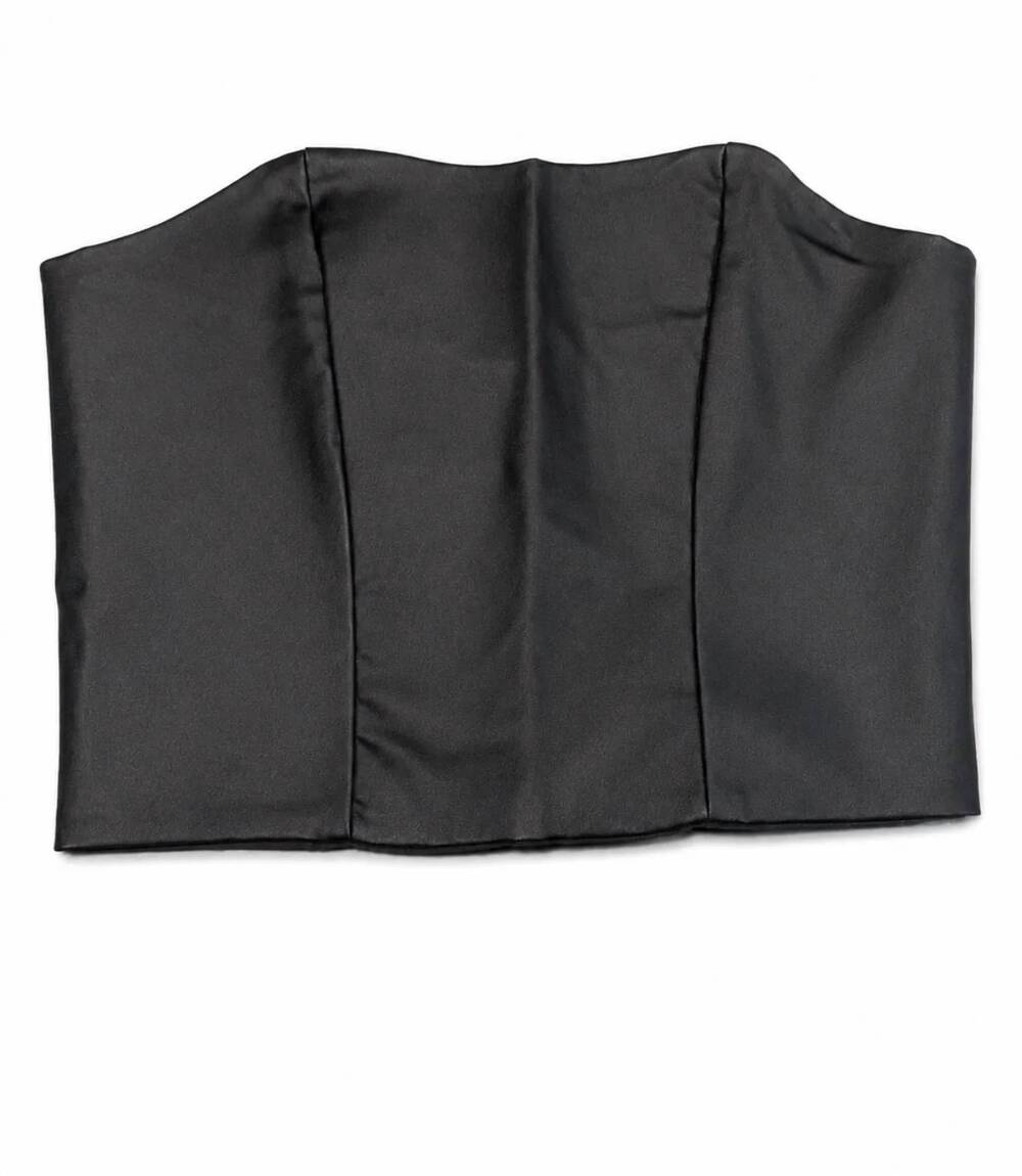 NEW IF SO girls strapless tube top in black